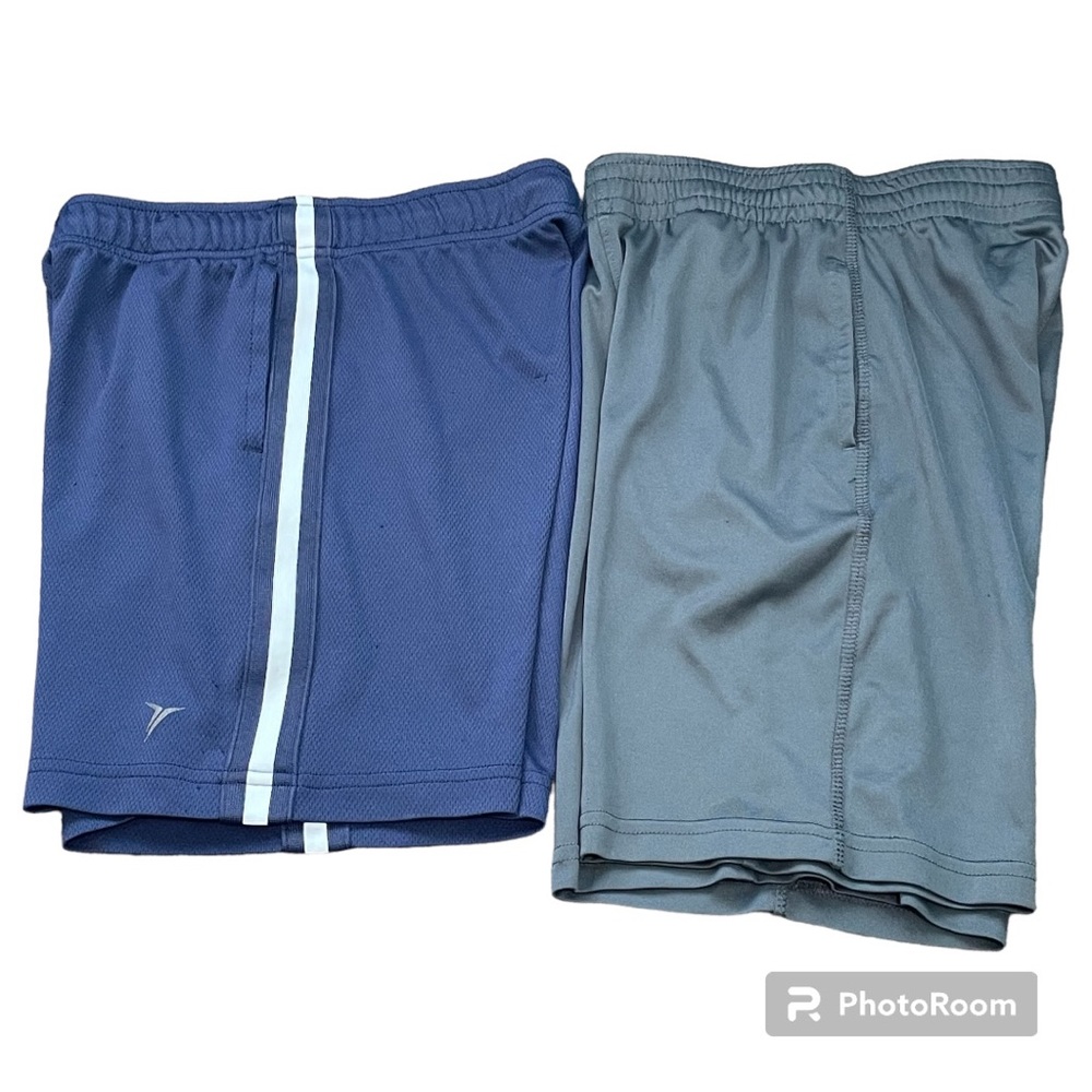 Old Navy Active & Cat & Jack Boys Shorts Size 6 Blue & Gray Drawstring